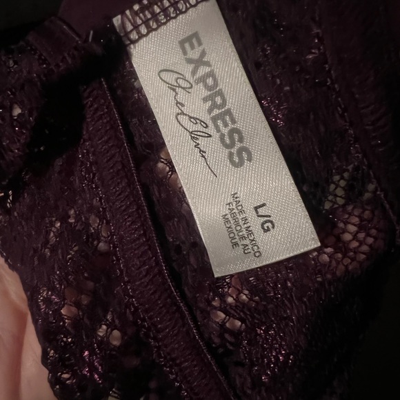 Express One Eleven Bralette size large. New. Purple - Picture 2 of 2